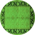 thumbnail image 1 of Ahgly Company Indoor Round Oriental Green Industrial Area Rugs, 8' Round, 1 of 4
