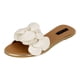 thumbnail image 1 of Sandalias de piso Exterior Piel vegana Color Blanco Para Mujer De RBBASICS, 1 of 4