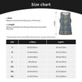 thumbnail image 4 of Balery Sea Turtle Pattern Men's Workout Tank Top Gym Muscle Tee Fitness Bodybuilding Sleeveless T Shirt Quick Dry Fit Muscle Tank Top Slim-Fit Tank-4X-Large, 4 of 7