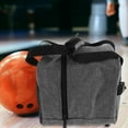 thumbnail image 4 of OUNONA Bowling Bags Single With Fashionable Design Grey For Travel 1Pcs, 4 of 8