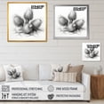 thumbnail image 4 of Designart "Thistle Flowers in Black and White" Floral Framed Wall Art Decor - Traditional Black Thistle Entryway Framed Wall Art Print, 4 of 6
