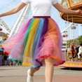 thumbnail image 6 of Women's Tulle Tutu Skirt - Multi-Layered Fluffy Princess Skirt for Role-playing,Parties & Costumes, 6 of 7