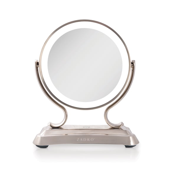 Zadro Glamour LED Lighted Makeup Mirror w/ Magnification & Swivel Head