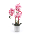 thumbnail image 2 of Fake Flowers with Vase, Faux Orchid, Artificial Flowers in Vase, Fake Orchid Fake Plant, Artificial Orchids, Fake Flowers for Decoration in Vase, Fake Orchid, Orquideas Artificiales Grandes - Pink, 2 of 5