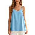 thumbnail image 3 of Women's Camisole Tank Tops Spaghetti Strap Sleeveless Basic Cami Top Undershirts, 3 of 6
