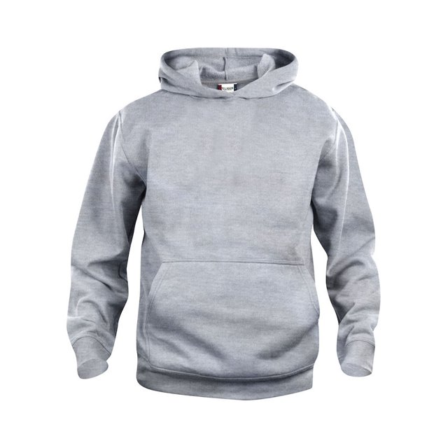 Clique - Sudadera Basic para Niños/Niñas (Gris Jaspeado)