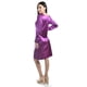 thumbnail image 3 of Vestido de satin Roman Fashion /Juvenil, 1260 (Morado) violeta G, 3 of 5