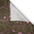 thumbnail image 4 of Ambesonne Hearts Valance Pack of 2, Valentines Day Circles, 54"X18", Pink Brown, 4 of 5