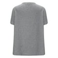 thumbnail image 6 of pstuiky Womens Casual Tops Trendy Short Sleeve V-Neck Women'S Blouses Lightweight Loose Fit Solid Color Spring Tops Women'S Workout Tops, 6 of 6