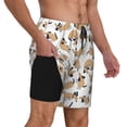 thumbnail image 3 of Daiia Dachshund Dog Puppy Mens Swim Trunks Swim Shorts Quick Dry Swim Shorts with Mesh Lining Pockets-Large, 3 of 9