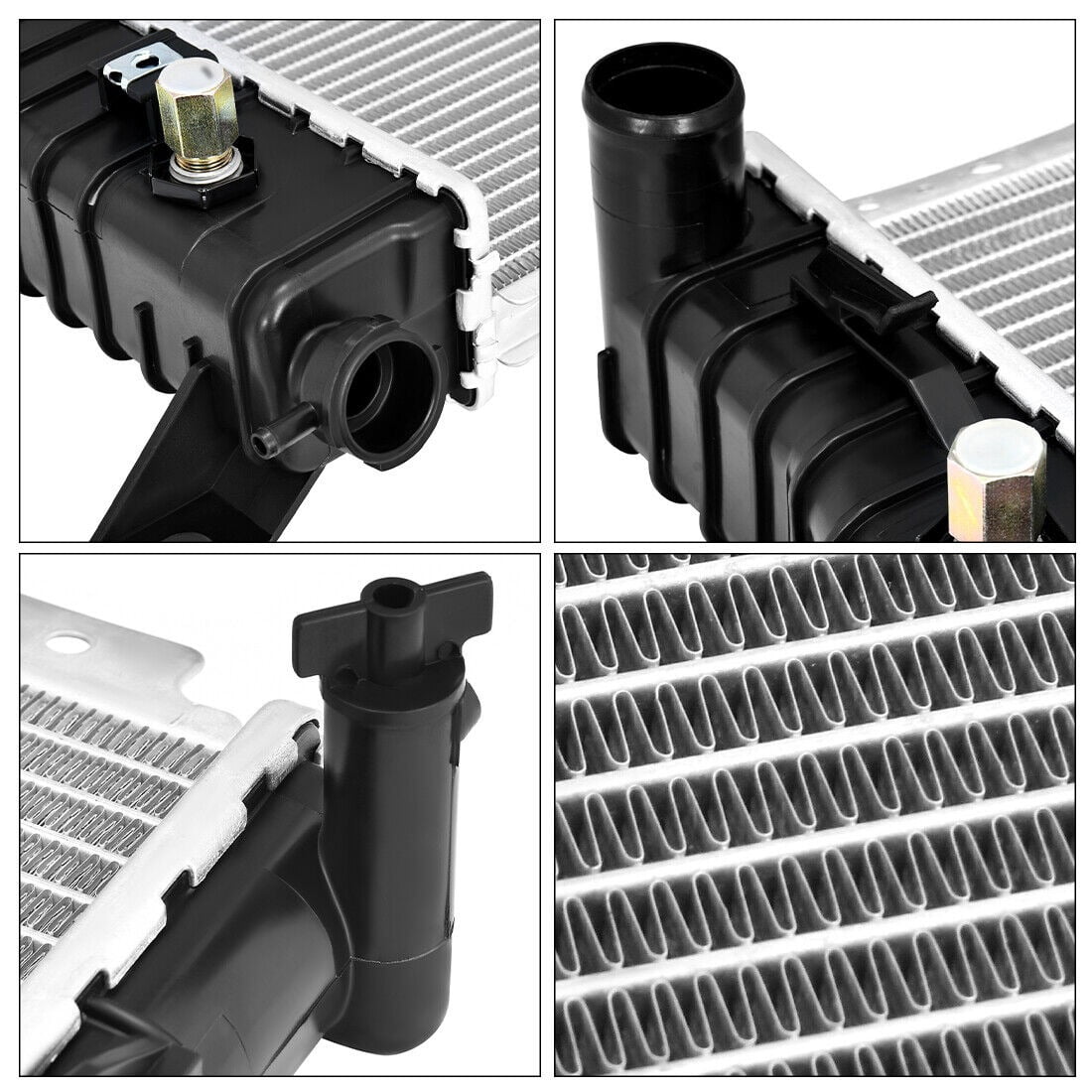 RVNI Radiator Compatible with 1998 1999 2000 2001 Ford Ranger 1998-2001 Mazda B2500 2.5L L4