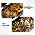 thumbnail image 3 of ETHZZLE 2-Pack Miniature Treasure Chest Dollhouse Scene Props, Decorative Alloy, Assorted Colors for Collectibles, 3 of 6
