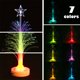 thumbnail image 5 of Muyoka Lámpara de fibra óptica de 9x15cm LED que cambia de Color en forma de árbol de Navidad, luz de fibra, lámpara de noche con pilas para Navidad Muyoka Hogar, 5 of 6