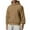 Khaki, variant on Mens Sweatshirt Tops Autumn Winter Letter Oversize Loose Hooded Pullover Coat Leisure Male Casual Long Sleeve Sports Athletic Dailywear