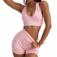 thumbnail image 2 of Neewe Workout Outfits for Women 2 Piece Seamless Sport Bra High Waist Yoga Leggings Sets, 2 of 6