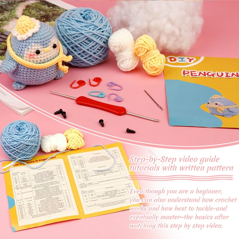 Beginner Friendly DIY Knitting Starter Pack Learn Basic Techniques With  Detailed Instruction Booklet DIY Knitting Kit