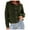 Green, variant on Lovskoo Cardigan Sweaters for Women Open Front Trendy Spring Solid Color Button Long Sleeve Long Coat Knit Tops Green