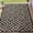 Cross-black&beige, variant on Outdoor Plastic Waterproof Rug 5'x 8' for Patio, Porch, Deck, Backyard, Balcony, Reversible, Geometric