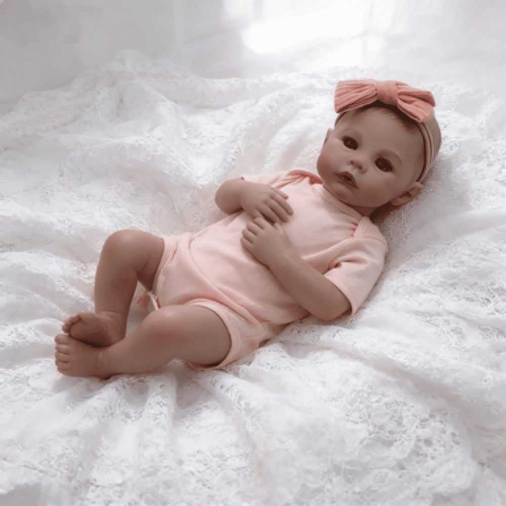 Dayoff Kids Lifelike Reborn Baby Dolls - 18 Inch Realistic Baby Doll (No Accessories) For Kids Age 3+