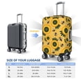 thumbnail image 6 of Xecao Bees and Sunflowers print Elastic Luggage Cover, with double-sided print , is perfect for travel, business, and daily use, 6 of 9