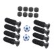 thumbnail image 3 of Tabla 8pcs Table Reemplazo de Fútbol Reemplazo de Fútbol Accesorios de Fútbol con 2 Fútbol Americano Pequeño Reemplace Piezas Mango de Manejo de Futbo Balones de fútbol azul claro, 3 of 8