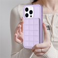 thumbnail image 6 of SaniMore for iPhone 15 Pro Max (6.7" 2023) Case, Flip PU Leather Diamond-Shaped with Built-in Card Slots, Kickstand and Shockproof Anti-drop Phone Case for iPhone 15 Pro Max Wallet Shell, Purple, 6 of 8