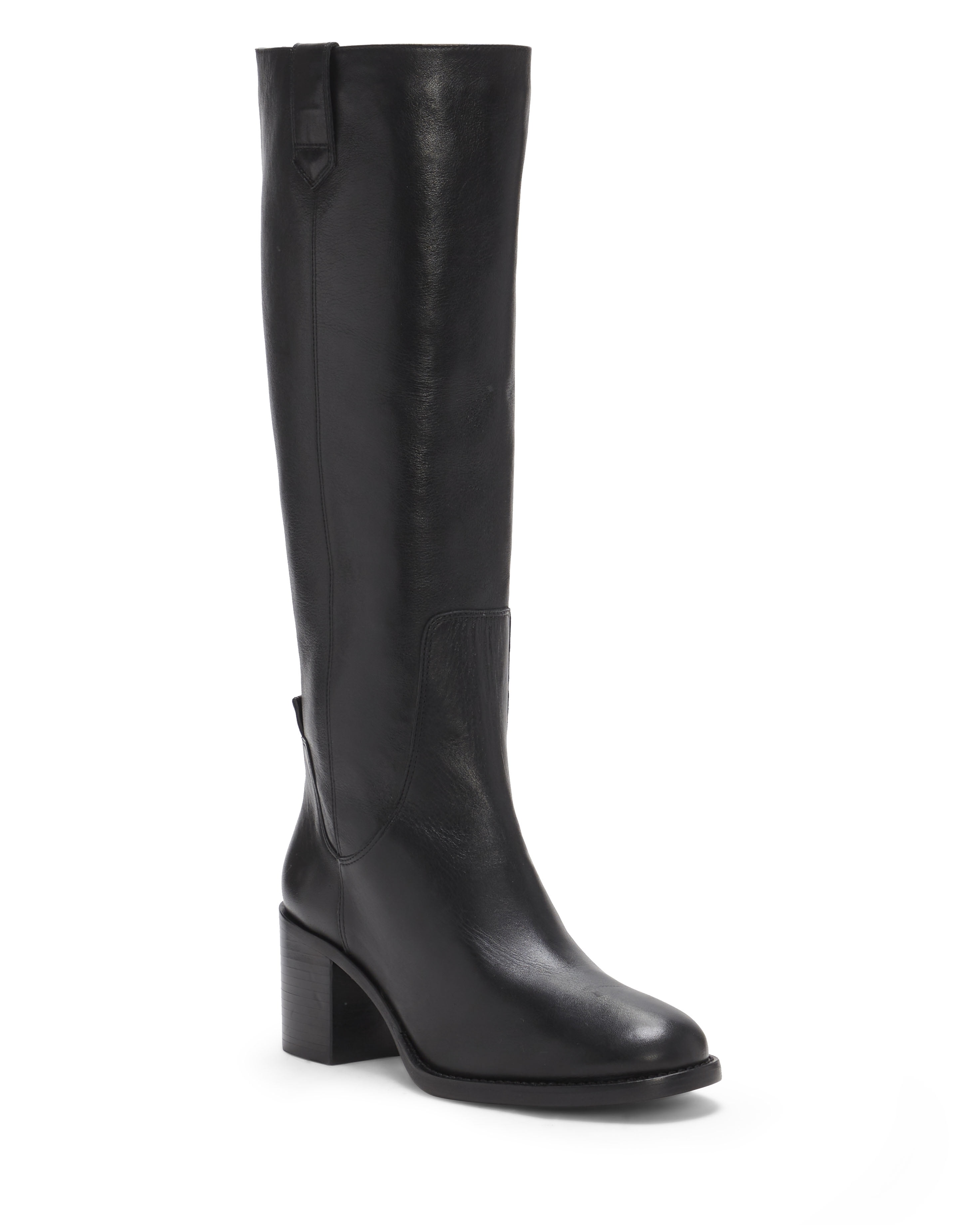 Vince Camuto Zemmy Black Leather Knee 