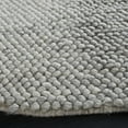 thumbnail image 3 of SAFAVIEH Natura Willoughby Distressed Area Rug, Silver, 6' x 6' Round, 3 of 11