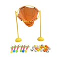 thumbnail image 2 of Juego de interior de juguete de pelota para niñas para niños 3 4 5 6 7 8 9 10 años naranja, 2 of 8