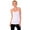 White, variant on Women's Basic Solid Camisole Adjustable Strap Long Layering Tank Top Plus XL/2XL/3XL