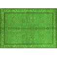 thumbnail image 1 of Ahgly Company Indoor Rectangle Oriental Green Industrial Area Rugs, 5' x 8', 1 of 4