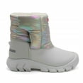 thumbnail image 3 of Hunter Boys Intrepid Reflective Camo Snow Boot, Patter Grey \ Rainbow,4 M US, 3 of 7
