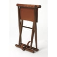 thumbnail image 4 of Butler Specialty Sutton Leather Folding Stool In Brown, 4 of 8