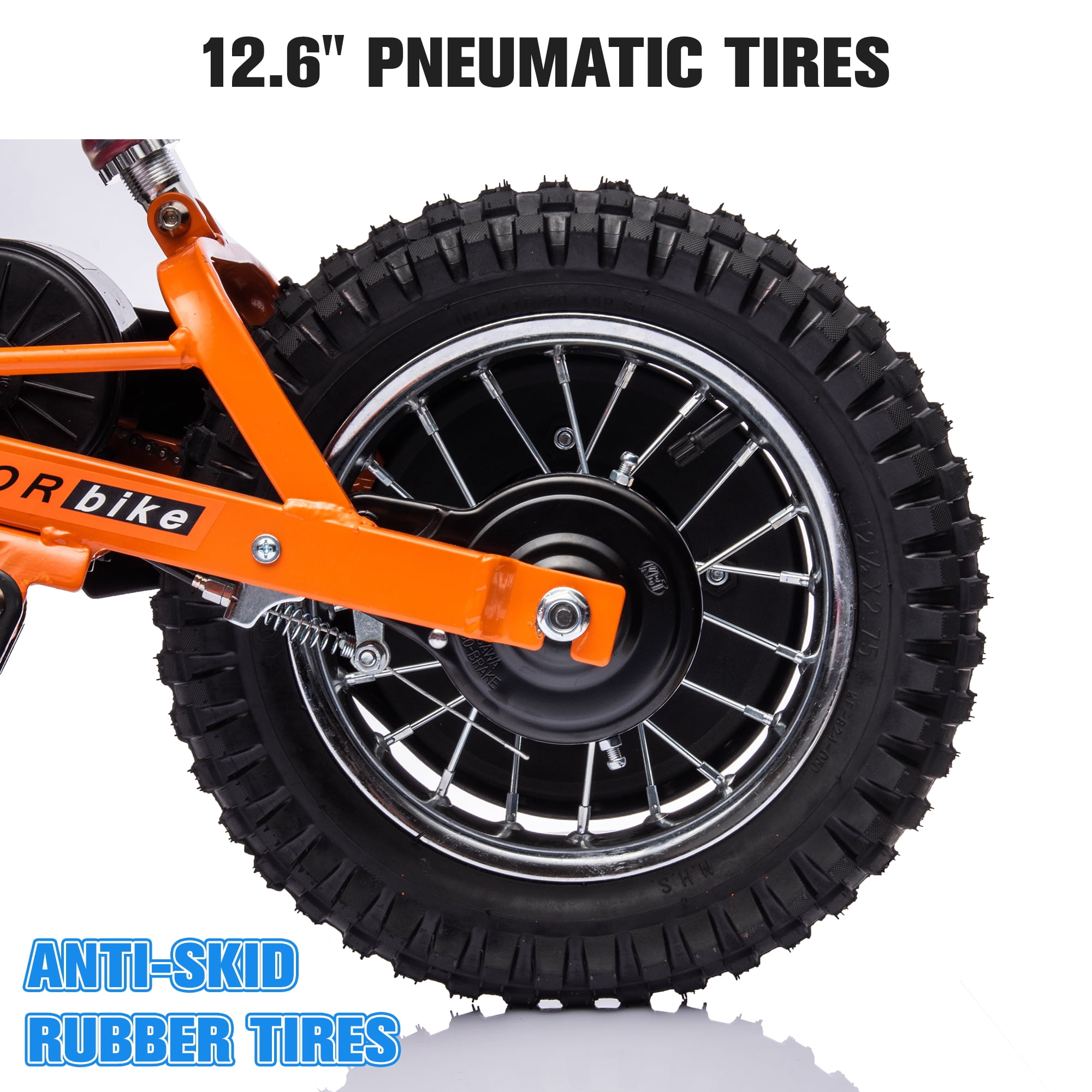 COCLUB 24V Electric Dirt Bike for Kids 13+, Kids Electric Motorcycle & Ride on Bike, CPC Certified, 250W Motor, 30-Min Ride Time, Hydraulic Suspension - Blue
