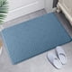 thumbnail image 5 of Tapete de entrada, tapete para puerta de baño, tapete de forro polar de color sólido, antideslizante, absorbente, para uso doméstico, alto tránsito, impermeable, antideslizante, fácil de, 5 of 9