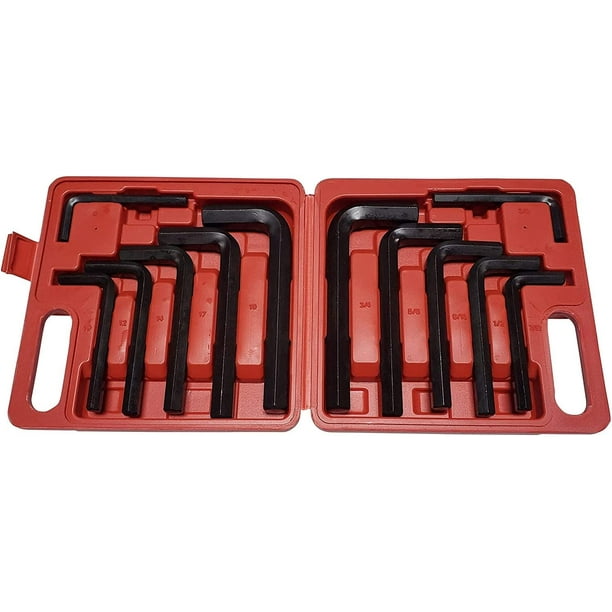 Extra Large Allen Wrench Jumbo Automotive Hex Key Set (SAE and METRIC