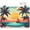 No233, variant on Rustic Rooster Glass Top Stove Cover Protector,Watercolor Farm Stove Top Covers for Electric Stove,Washable Heat Resistant Cooktop Mat Anti-Slip Range Covers, 28 x 20 Inch