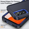 thumbnail image 3 of for Samsung Galaxy A14 5G Case, Samsung A14 5G Phone Case with Built in Kickstand, Shockproof/Dustproof/Drop Proof Military Grade Protective Cover for Galaxy A14 5G 6.6" Blue/Royal Blue, 3 of 14