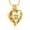 Gold, variant on Heart Urn Pendant for Ashes and Chain Cremation Jewelry for Ashes Urn Necklace Lockets for Human Ashes Pet Ashes Holder