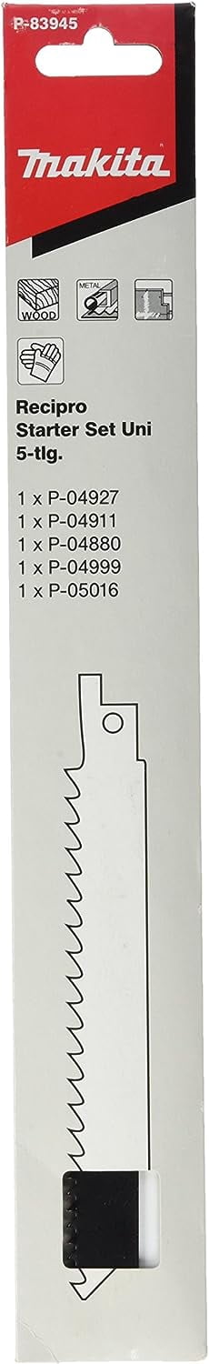 Makita reciprocating Saw Blades Set – 1 Piece, P–83945
