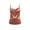 Brown, variant on Women's Cami Top with Adjustable Straps, Silk Camisole Shirts Satin Tank Top with Zipper