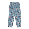thumbnail image 5 of Xecao Independence With Gnome Women's Straight Lounge Pajama Pants: The Epitome of Relaxed Sleepwear, 5 of 9