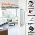 thumbnail image 3 of Tiradores adhesivos para puertas de gabinetes, diseño elegante, de aleación de aluminio, para pegar sin taladrar, para muebles, resistentes al óxido y a la corrosión, perfectos para gabinetes,, 3 of 5