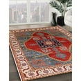 thumbnail image 2 of Ahgly Company Indoor Rectangle Mid-Century Modern Red Oriental Area Rugs, 2' x 4', 2 of 6