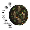 thumbnail image 4 of Fotbe Sloth Doing Yoga Funda de Llanta de Repuesto con Estampado, Engrosada, Ajuste Universal para Jeep, Remolque, RV, SUV, Camión-16 inch, 4 of 6