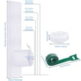 thumbnail image 3 of Washranp Portable AC Window Seal Kit,Waterproof Easy to Install Adjustable Full Sealing Hose Window Vent Kit, 3 of 7