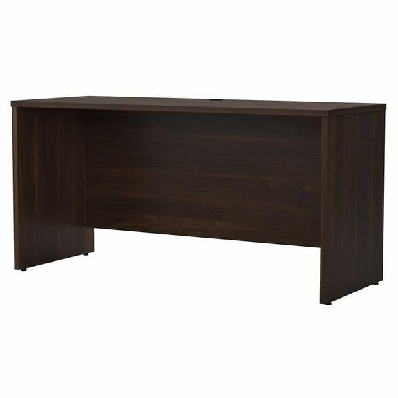 Studio C 60W x 24D Credenza Desk in Black Walnut - Engineered Wood