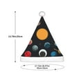 thumbnail image 3 of Rateoe Planets And Their Moons Santa Hat Confortable Christmas Hat for Christmas Party Favors Fit for Kids, 3 of 6