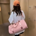 thumbnail image 3 of Gym Bag for Women with Shoe Compartment Gym Bag for Women and Men, Small Duffel Bag for Sports, Gyms and Weekends Getaways, Dufflebag with Shoe and Wet Clothes Compartments, 3 of 6
