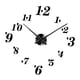 thumbnail image 4 of DIY 3D Reloj de Pared Espejo Acrílico Reloj de Moderno Calcomanía de Pared Decoración para Sala de Habitación de Negro + Plata BLESIY Reloj de pared 3D DIY, 4 of 8